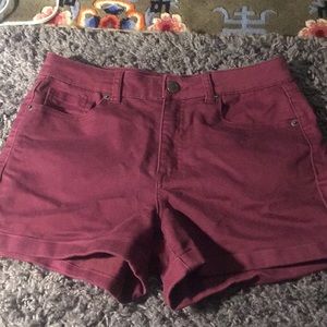Maroon Aeropostale shorts